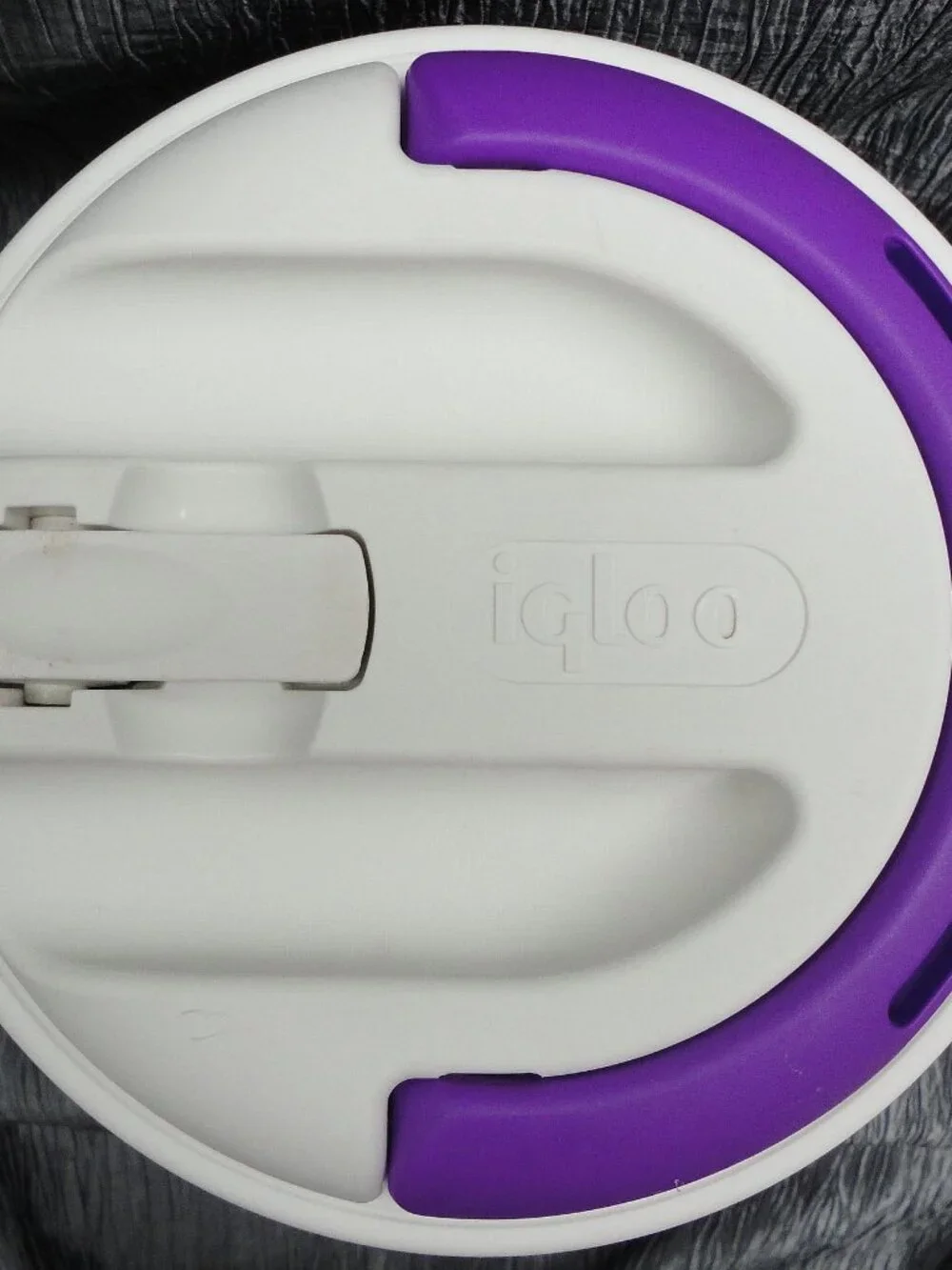 Vtg IGLOO Elite 1 gallon Water Cooler Dog K9 Training Drinking Teal Purple USA